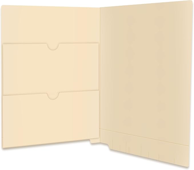 Double-Pocket Manila File Folders, Doctor Stuff, Reinforced End Tab, Secure Document Storage, Ideal for Medical and Office Use, Heavy-Duty 11pt Manila Stock, Box of 50 - Image 3