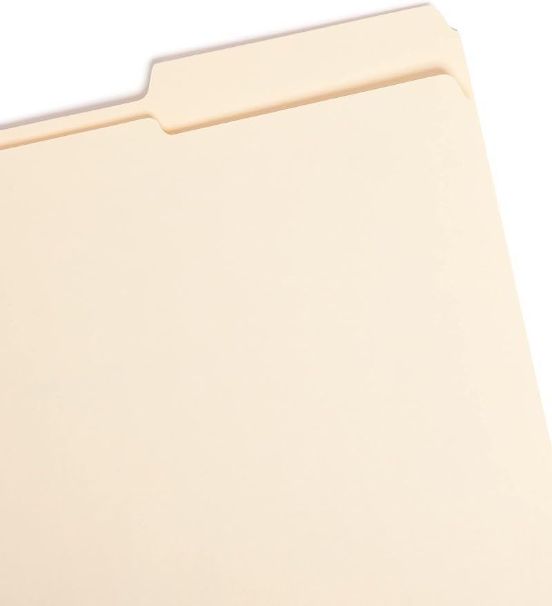 Smead File Folder, Reinforced 2/5-Cut Right Position Tab, Guide Height, Letter Size, Manila, 100 Per Box (10386) - Image 2