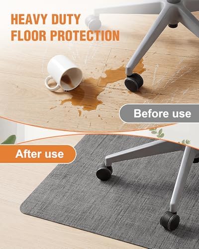 Carvapet 36x48 Office Chair Mat for Carpet Hardwood Floor Protector Rug - Image 3