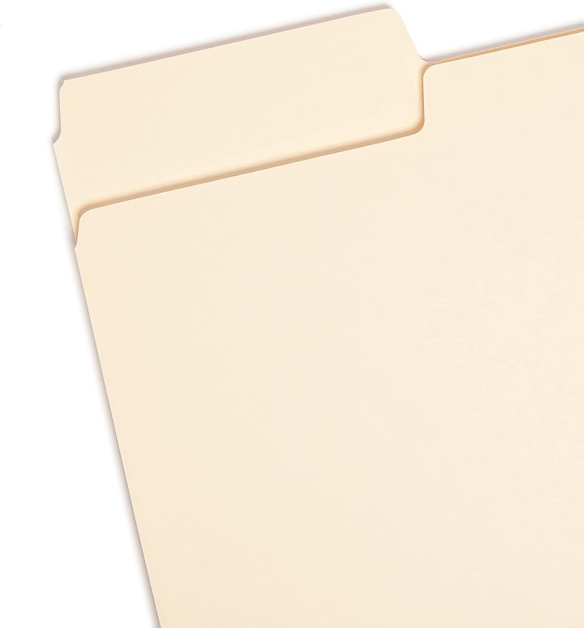 Smead SuperTab Heavyweight File Folder, Oversized 1/3-Cut Tab, Legal Size, Manila, (15401) (Pack of 5) - Image 2