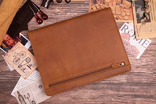 Genuine Leather Padfolio Portfolio Organizer for Men & Women - Image 7