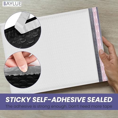Bubble Mailers 10x13, Self Seal Poly Padded Envelopes, 100 Pack Bulk - Image 3