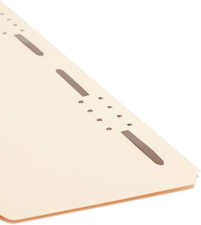Smead Heavy-Duty Fastener File Folder, 2 Fasteners, 1/3-Cut Tab, Legal Size, Manila, 50 per Box (19600) - Image 6
