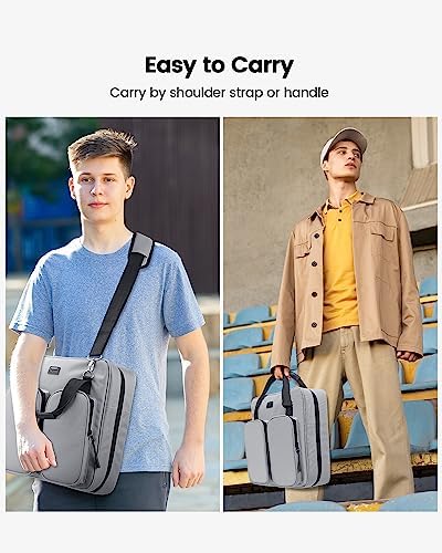 Zipper Binder 3 Inch 3 Ring with Shoulder Strap Multi-Pocket,Tough - Image 7