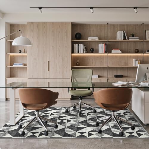 48"x60" Office Chair Mat for Hardwood Floor, Non-Slip Brushed Quartz - Image 2