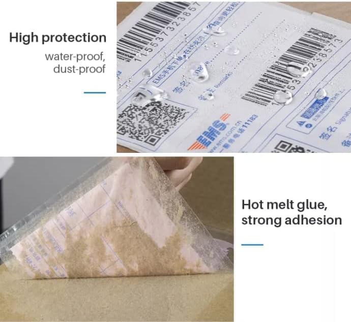 7.5" x 5.5" Shipping Label Sleeves, Label Pouches Self-Adhesive Top Loading Packing List, Clear Shipping Label Envelopes Pouches (1000 Packs) - Image 4