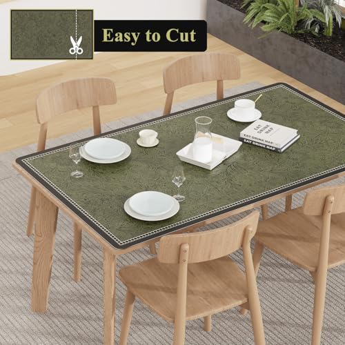 Plastic Table Cover Protector with Floral Pattern, 36" x 60" - Image 5
