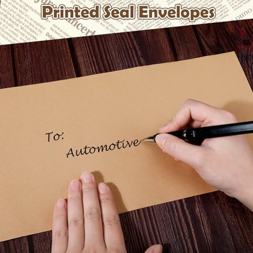 Feifeiya 200 Pcs License Plate Envelopes Peel and Stick for Mail, Classic - Image 2