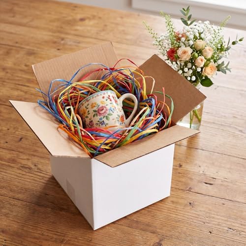 HORLIMER 40 Pack 5x5x5 Shipping Boxes, White Corrugated Cardboard Box for Mailing, Packaging, Small Business - Image 4
