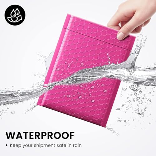 Fuxury Bubble Mailers 6x10" Pink Padded Envelopes 9600 Pack Bulk Pallet - Image 6
