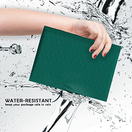 Yens Bulk Green Poly Bubble Mailers 8.5x12 200 Pack Usable 8.5x11 - Image 4