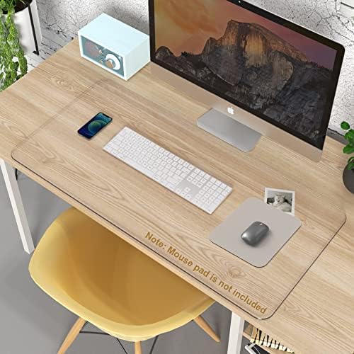 Oterri Clear Writing Desk Pad, 24’’x17” Heat Resistant Waterproof PVC Round Edge Durable Desk Protect Mat, Anti-Static Writing Mat Table Protector - Image 6