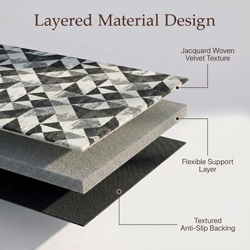 48"x60" Office Chair Mat for Hardwood Floor, Non-Slip Brushed Quartz - Image 4