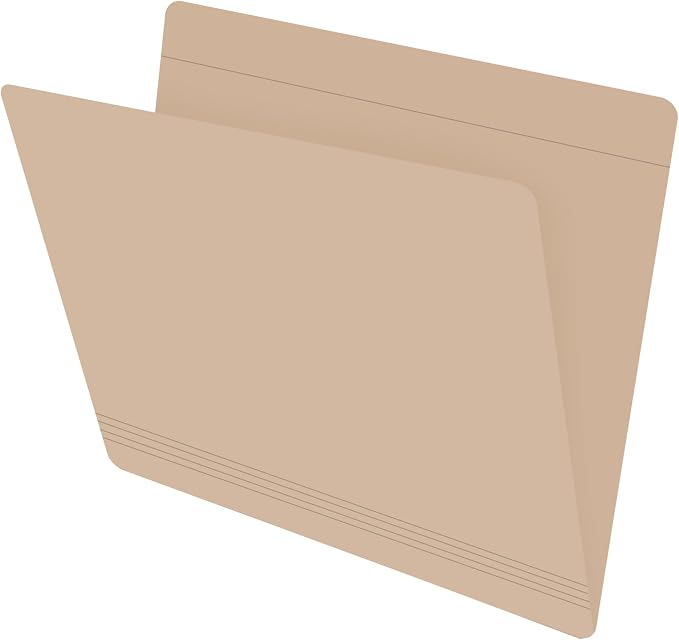 Top Tab Manila File Folders, Doctor Stuff, Reinforced Folder with Full Cut Top Tab, 14 pt, Letter Size, Manila, Carton of 250 by DoctorStuff
