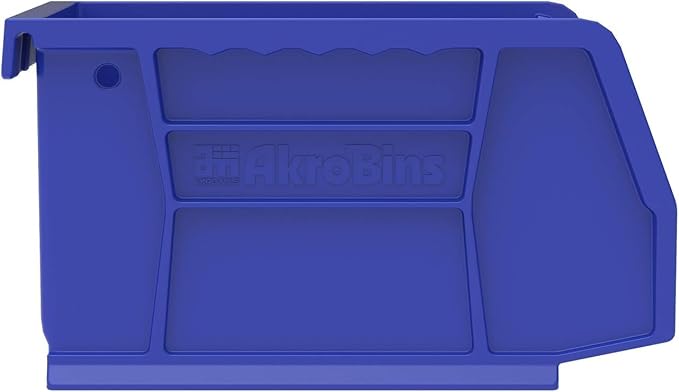Akro-Mils 30210 AkroBins Plastic Storage Bins, 5"x4"x3", Blue, 24-Pack | Space-Saving Stackable Bins for Garage, Pantry, Craft Organization - Image 9