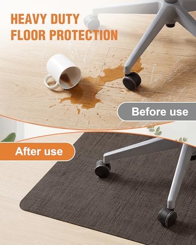 Carvapet 36x48 Office Chair Mat for Carpet Hardwood Floor Protector Rug - Image 4