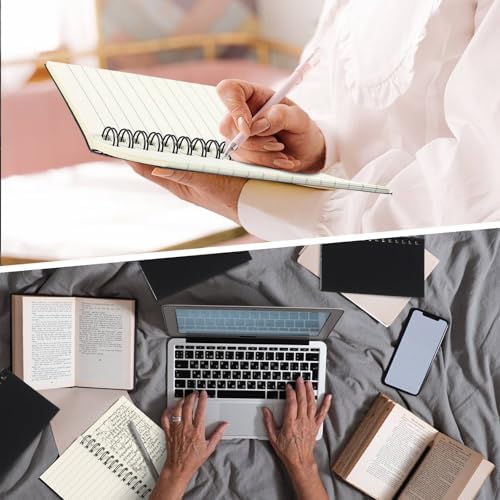 Jutom 54 Pcs Small Spiral Notebook Memo Pad 3x5, Black - Image 6