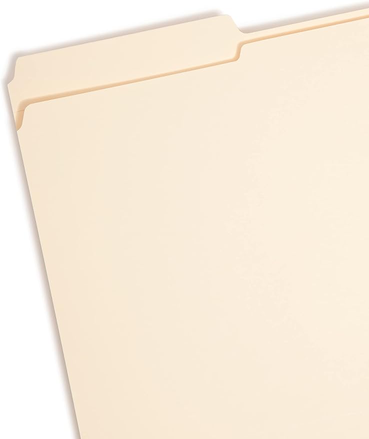 Smead Fastener File Folder, 1 Fastener, Reinforced 1/3-Cut Tab, Legal Size, Manila, 50 per Box (19534) - Image 3