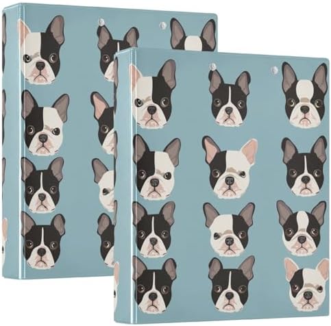 3 Ring Binder 1.5 Inch Clipboards Binders with Interior Pockets Round Ring Binder for Office Supplies and School by KICPOAY