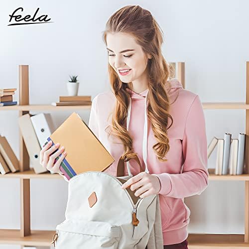 feela 16 Pack Composition Notebooks Bulk, Kraft Cover Lined Blank College Ruled Composition Travel Journals with Jewel Tone Spines For Women Students, 60 Pages, 8.3”x 5.5”, A5, 8 Vintage Colors - Image 6