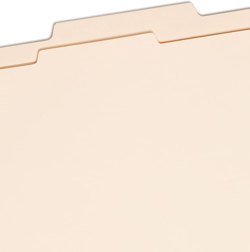 Smead Classification File Folder, 2" Expansion, 2/5-Cut Tab, Letter Size, 10 per Box (1 Divider, Manila) - Image 2