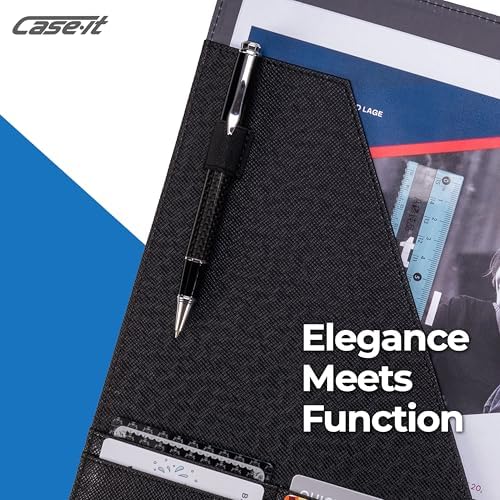 Case-it Business Padfolio | Letter Size | PAD-14 Black - Image 3