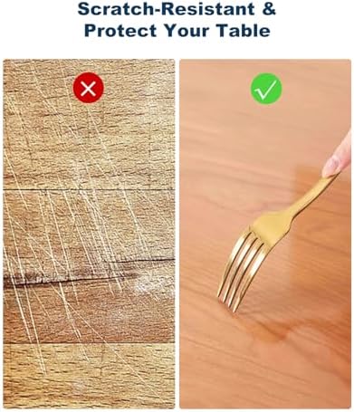 Crystal Clear Plastic Table Cover Protector, 54"x54" Desk Pad Mat - Image 7