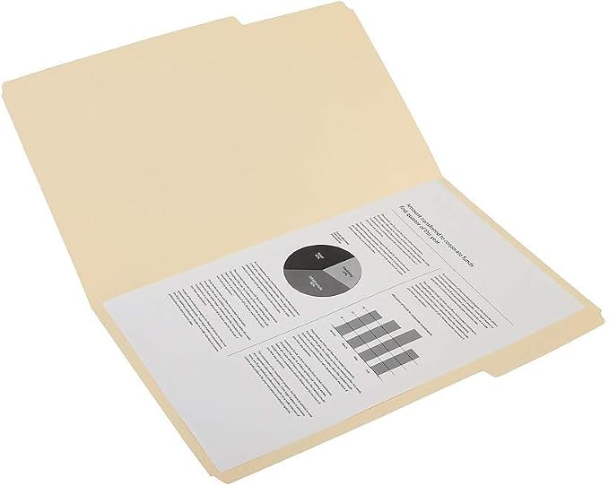 Staples 30% Recycled Reinforced File Folder, 1/3-Cut Tab, Legal Size, Manila, 100/Box (ST606814/606814) - Image 6