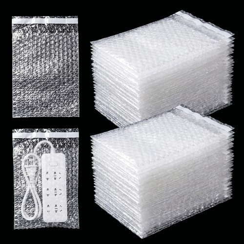 Frienda 150 Pcs Self Adhesive Bubble Bags Packing Pouches, 6" X 8" by Frienda
