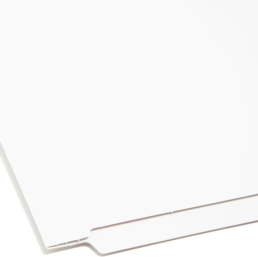 Smead End Tab Fastener File Folder, Shelf-Master® Reinforced Straight-Cut Tab, 2 Fasteners, Legal Size, White, 50 per Box (28840) - Image 5