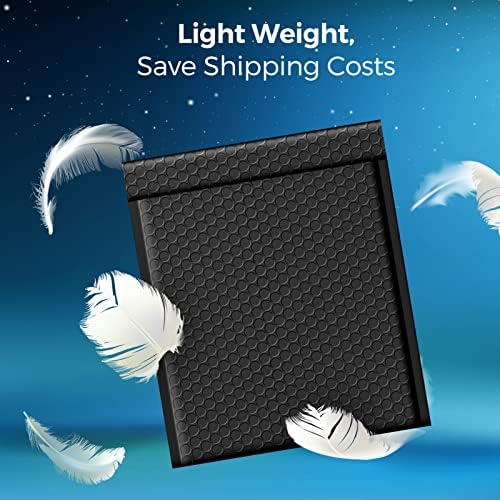 Fuxury Black Bubble Mailers 8.5x12" Padded Envelopes 40 Pack #2 - Image 6