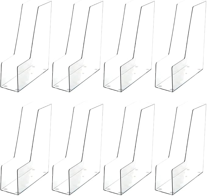 YBM HOME Vertical File Bins Organizer Open Front Design for Easy Access to Files, Documents, and Magazines, Ideal for Home Office, Work Desktops, or School, Medium, 1263-8 by YBMHome