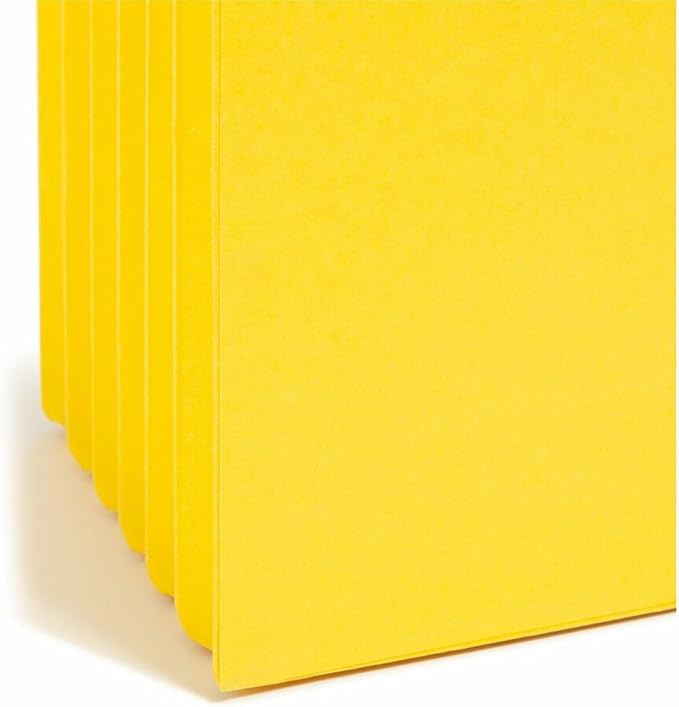 Smead File Pocket, Straight-Cut Tab, 5-1/4" Expansion, Letter Size, Assorted Colors, 5 per Pack (73836) - Image 10