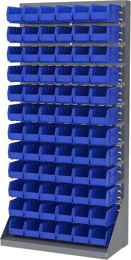 Akro-Mils 30230 AkroBins Plastic Storage Bins, Space-Saving Stackable Bins for Garage, Pantry, Craft Organization, 10.5 "L x 5.5 "W x 5"H, Blue, 12-Pack | Space-Saving Stackable Bins for Garage, Pantry, Craft Organization - Image 12