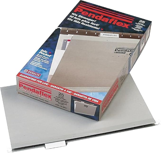 Pendaflex Recycled Hanging Folders,Gray, Legal - Image 2