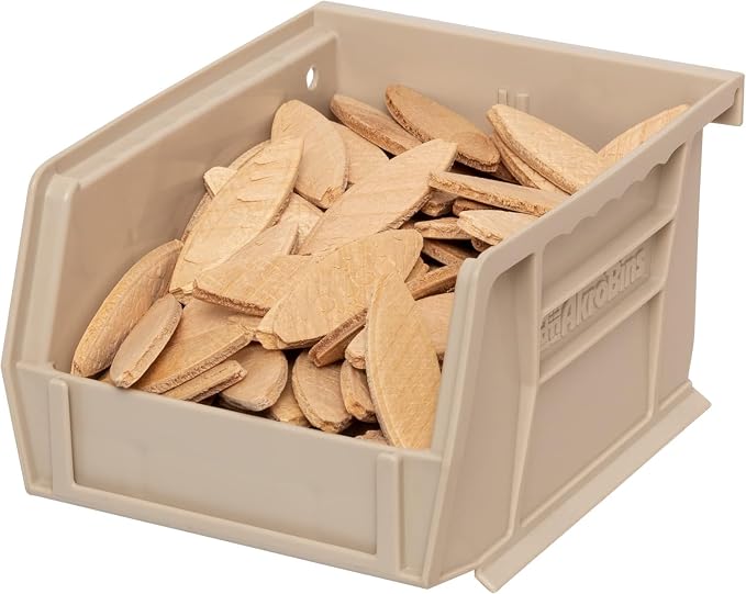 Akro-Mils 30210 AkroBins Plastic Storage Bins, 5"x4"x3", Stone, 24-Pack | Space-Saving Stackable Bins for Garage, Pantry, Craft Organization - Image 10