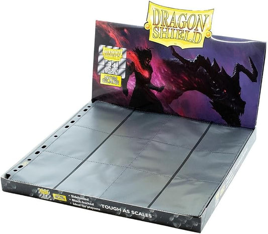 Dragon Shield Standard Size Cards – 24-Pocket Page Non-Glare Sheet – 50 Pages - MTG Card Sleeves are Smooth & Tough - Compatible with Pokemon, Yugioh, & Magic The Gathering Card Sleeves by DragonShield