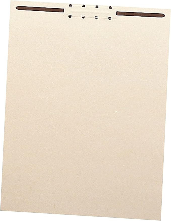 Smead Manila File Backs with 2" Fastener, Letter Size, Manila, 100 per Box (35511) - Image 2