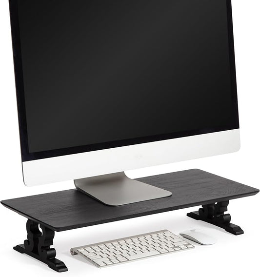 Anji Mountain Monitor Stand - Desktop Organizer & Laptop Riser, Ergonomic Monitor Riser, Space-Saving Monitor Stand for Desk, Durable Construction, Easy Assembly, Ideal for Home & Office by AnjiMountain