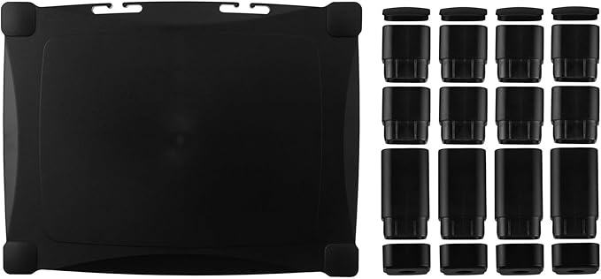 Kantek Single-Level Monitor Stand, 17" X 13.25" X 3" To 6.5", Black, Supports 50 Lbs - Image 4