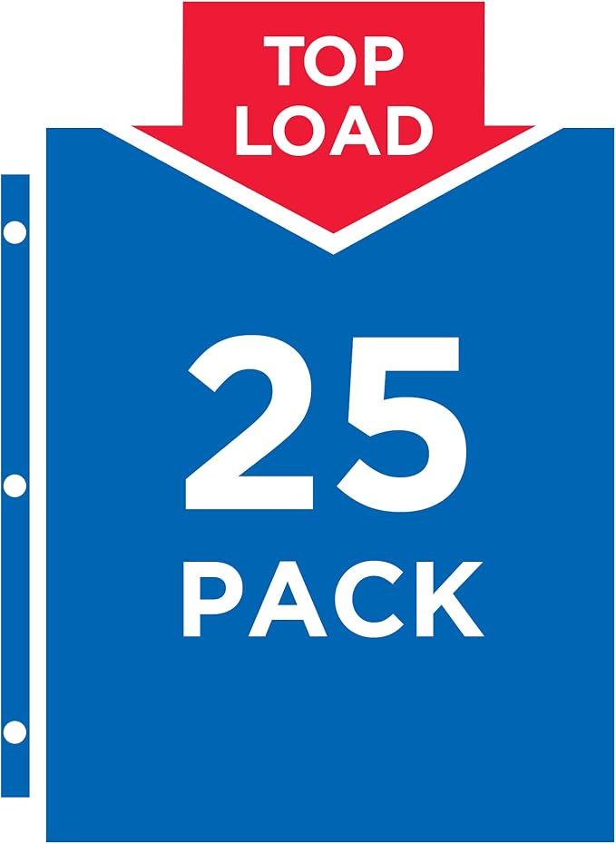 Avery Clear Standard Weight Sheet Protectors, 8.5" x 11", Top Load, 500 Total Page Protectors (75530) - Image 6