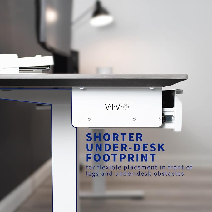 VIVO White 16 x 9 inch Under Desk Slide Out Drawer, DESK-AC03A-W | No Shell, Sturdy Steel Design, Under Desk Storage, Workstation Organizer for Home Office, Holds 11 lbs - Image 5