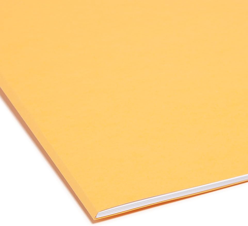 Smead File Folder, Reinforced 1/3-Cut Tab, Letter Size, Goldenrod, 100 per Box (12234) - Image 5