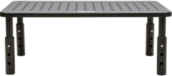 Tripp Lite Computer Monitor Stand, Adjustable Height, 14 x 9 in., Metal, Black (MR1411M) by TrippLite