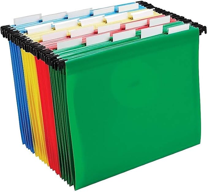 Staples® Hanging File Folder, 5-Tab, Letter Size, Assorted, 20/Box (ST13324/TR13324) - Image 4