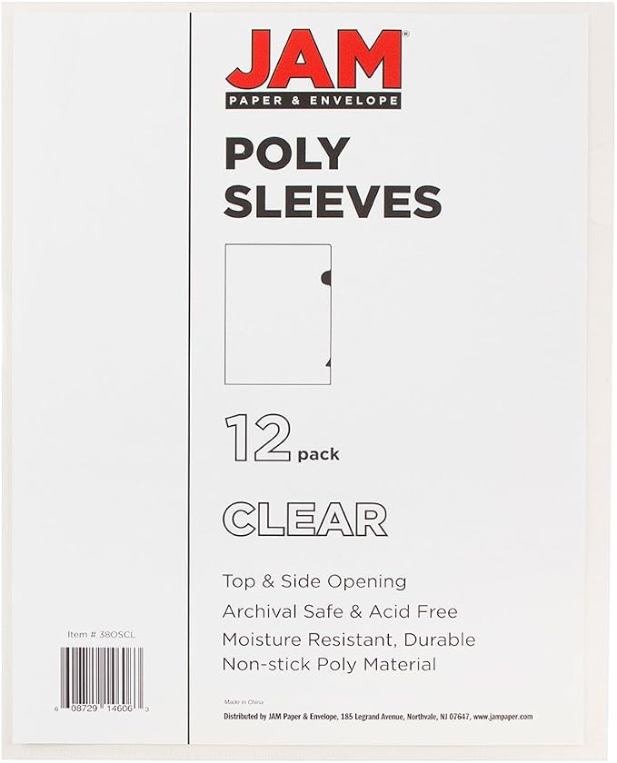 JAM PAPER Plastic Sleeves - Letter Size - 9 x 11 1/2 - Clear Project Pockets - 600 Bulk Page Protectors/Pack - Image 3