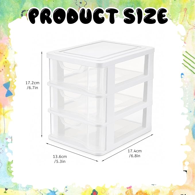 12 Pcs/ 4 Pack Plastic Crayon Organizer for Classroom Back to School Clear Crayon Storage Boxes for Marker Pen Art Craft Supplies Crayons Holder Drawer for Classroom Office Table with Labels - Image 2