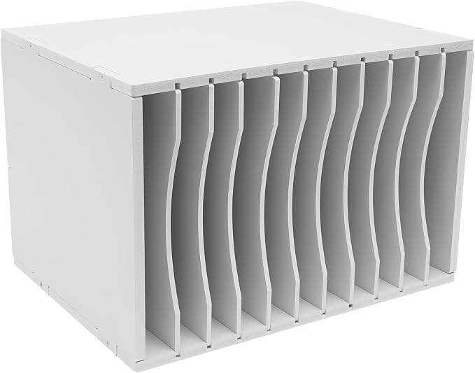 Mail Organizer 11 Slots, Literature Organizer for Classroom, Office, Home | PVC Materials & Adjustable Dividers | to Organize Files, Documents, Letters, Card Stock | 10.6''W*11.8''D*15.7''H - Image 7