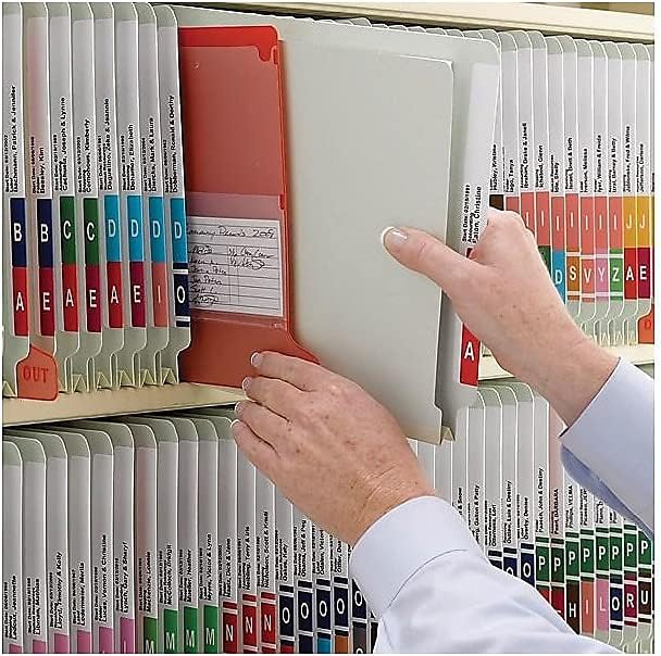 Smead End Tab Pressboard Fastener File Folder with SafeSHIELD Fasteners, 2 Fasteners, 1" Expansion, Legal Size, Gray/Green, 25 per Box (37705) - Image 5