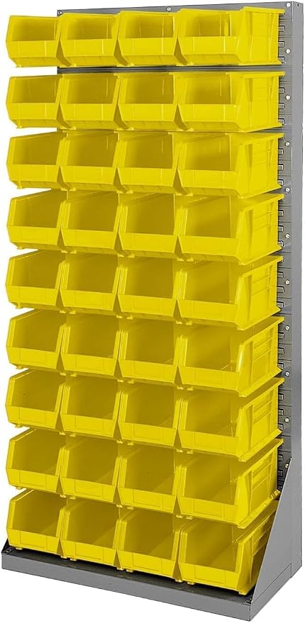 Akro-Mils 30240 AkroBins Plastic Storage Bins, 15"x8"x7", Yellow, 12-Pack | Space-Saving Stackable Bins for Garage, Pantry, Craft Organization - Image 10